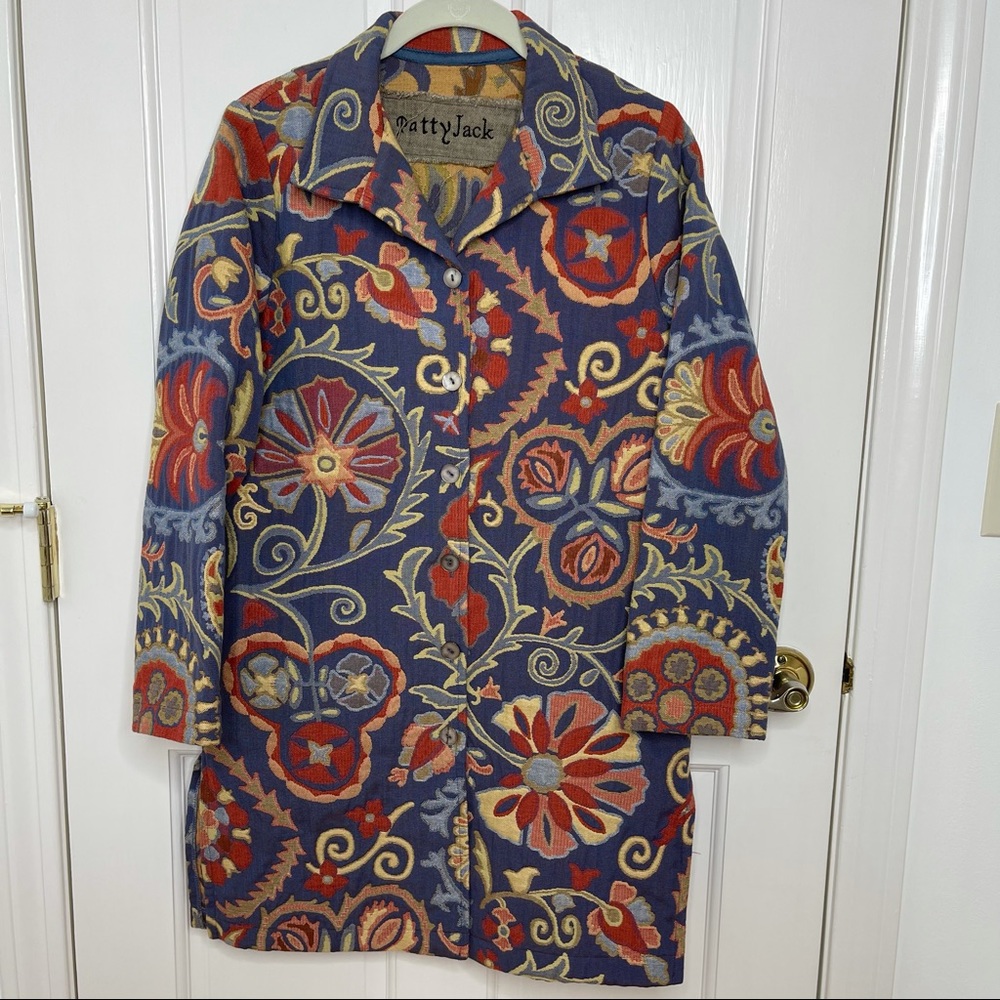 Vintage Floral Coat Jacket